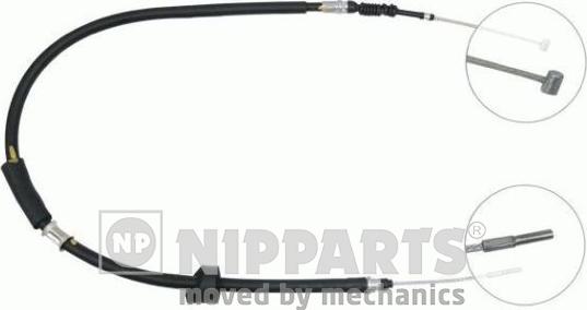 Nipparts J12951 - Тросик, cтояночный тормоз autosila-amz.com