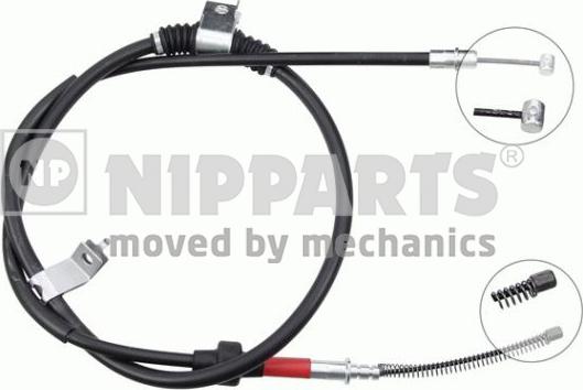 Nipparts J12085 - Тросик, cтояночный тормоз autosila-amz.com