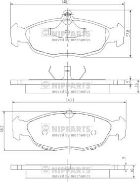 FTE BL1299B1 - Тормозные колодки, дисковые, комплект autosila-amz.com