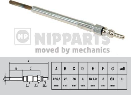 Nipparts N5712026 - Свеча накаливания autosila-amz.com