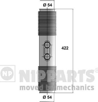 Nipparts N2840904 - Комплект пыльника, рулевое управление autosila-amz.com