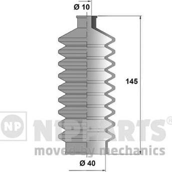 Nipparts N2841027 - Комплект пыльника, рулевое управление autosila-amz.com