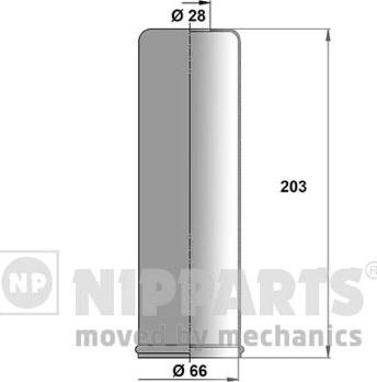 Nipparts N2848011 - Комплект пыльника, рулевое управление autosila-amz.com