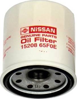 NISSAN 15208-65F0E - Фильтр масляный двигателя NISSAN Juke, March, Maxima, Murano, Navara, Pathfinder, INFINITI FX35, QX6 autosila-amz.com