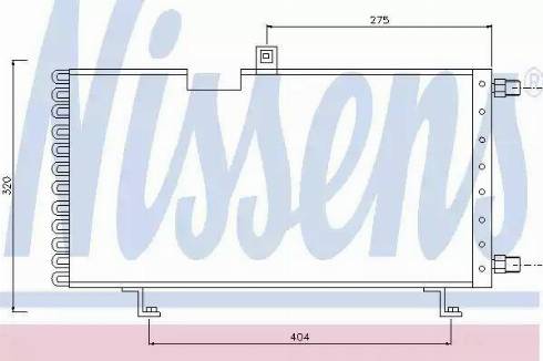 Nissens 94005 - Конденсатор кондиционера autosila-amz.com