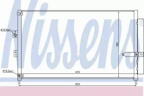 Nissens 940294 - Конденсатор кондиционера autosila-amz.com