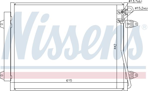 Nissens 94832 - VW5226=GR905644=8FC 351 317-551 [3C0820411B] !радиатор конд.\ VW Passat 2.0TFSI-3.6FSI 05> autosila-amz.com
