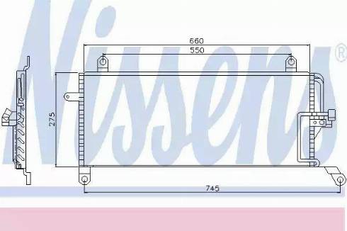 Nissens 94222 - Конденсатор кондиционера autosila-amz.com