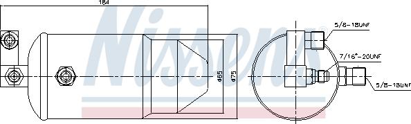 Nissens 95010 - Осушитель LANCIA ZETA (220) (94-) 2.0 i 16V autosila-amz.com