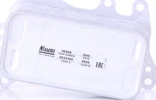 Nissens 90908 - Масляный радиатор, автоматическая коробка передач autosila-amz.com
