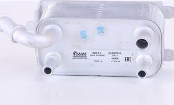 Nissens 90661 - Масляный радиатор, автоматическая коробка передач autosila-amz.com