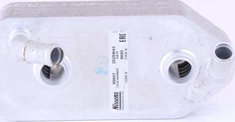 Nissens 90667 - Масляный радиатор, автоматическая коробка передач autosila-amz.com
