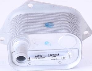 Nissens 90720 - Масляный радиатор, двигательное масло autosila-amz.com