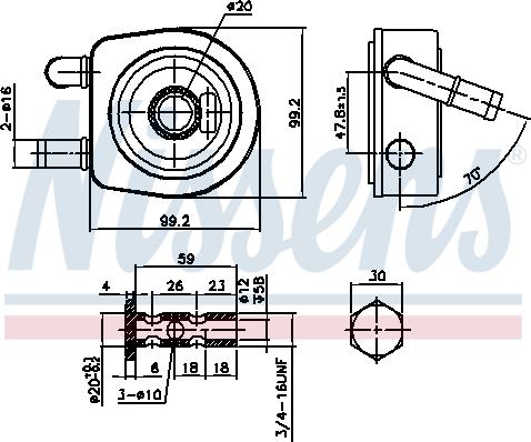 Nissens 91102 - Кулер масл. CITROEN C4 04- autosila-amz.com