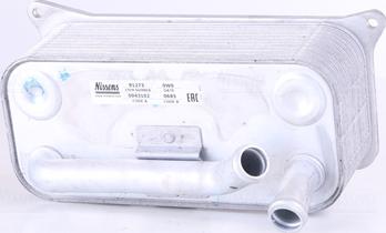 Nissens 91273 - Масляный радиатор, двигательное масло autosila-amz.com