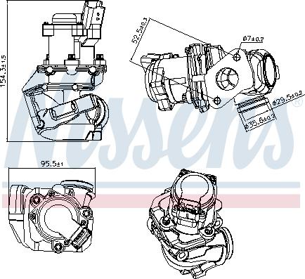 Nissens 98188 - Клапан EGR autosila-amz.com