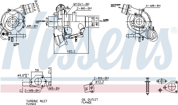 Nissens 93426 - Турбина восстановленная autosila-amz.com