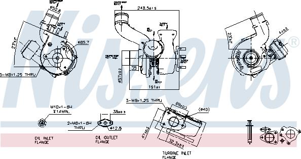 Nissens 93111 - Turbosprezarka autosila-amz.com