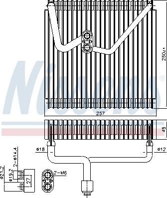 Nissens 92339 - Испаритель autosila-amz.com