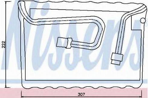 Nissens 92239 - Испаритель, кондиционер autosila-amz.com