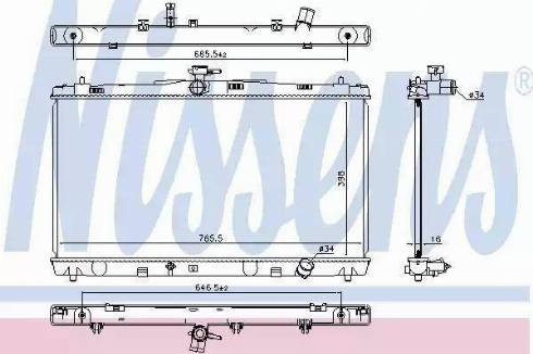 KOYORAD PL012679R - Радиатор, охлаждение двигателя autosila-amz.com