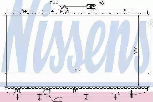 Nissens 64832 - Радиатор, охлаждение двигателя autosila-amz.com