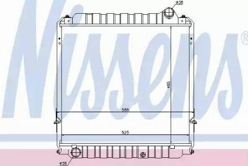 Nissens 64751 - Радиатор, охлаждение двигателя autosila-amz.com