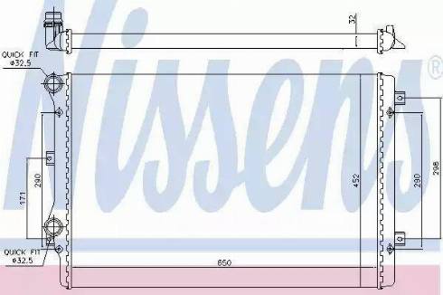 Nissens 65279 - Радиатор, охлаждение двигателя autosila-amz.com