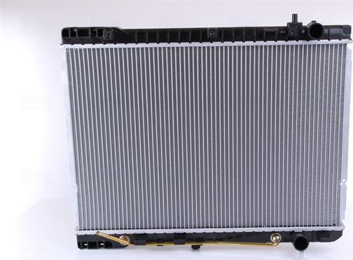 Nissens 66671 - Радиатор, охлаждение двигателя autosila-amz.com