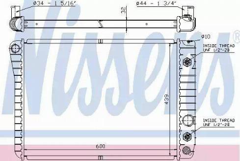 Nissens 60924 - Радиатор, охлаждение двигателя autosila-amz.com