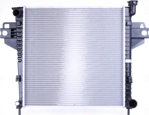 Nissens 606555 - Радиатор, охлаждение двигателя autosila-amz.com