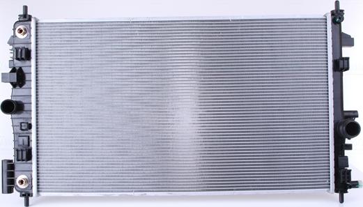 Nissens 606049 - Радиатор, охлаждение двигателя autosila-amz.com