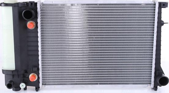 Nissens 60703A - Радиатор, охлаждение двигателя autosila-amz.com