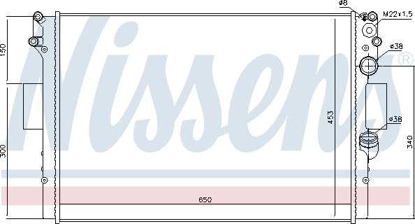 Nissens 698516 - Радиатор, охлаждение двигателя autosila-amz.com