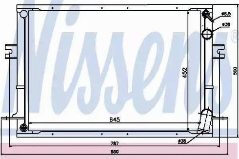 Nissens 62289 - Радиатор, охлаждение двигателя autosila-amz.com