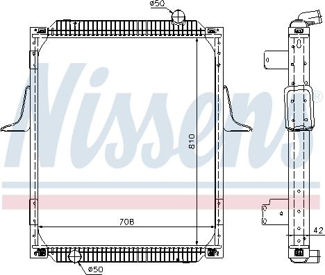 Nissens 67248 - Радиатор, охлаждение двигателя autosila-amz.com