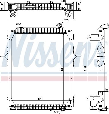 Nissens 67206 - Радиатор, охлаждение двигателя autosila-amz.com