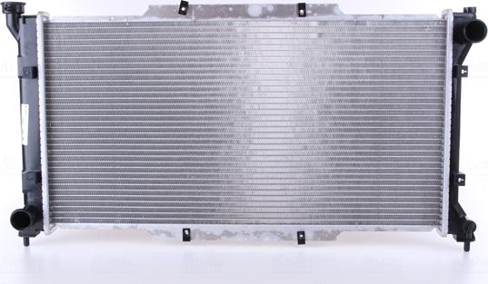 Nissens 67701 - Радиатор, охлаждение двигателя autosila-amz.com
