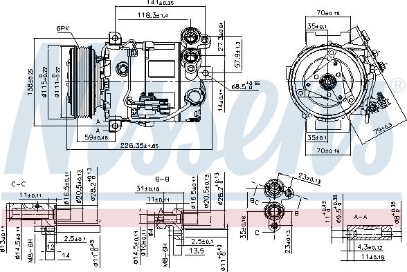 Nissens 89465 - 89465 КОМПРЕССОР КОНДИЦИОНЕРА 1,8КВТ, СТРАНА ВВОЗА - ПОЛЬША autosila-amz.com