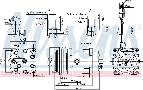 Nissens 89472 - 89472 Компрессор кондиционера (MAN 51779707025) autosila-amz.com