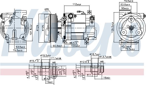 Nissens 89549 - Компрессор кондиционера autosila-amz.com