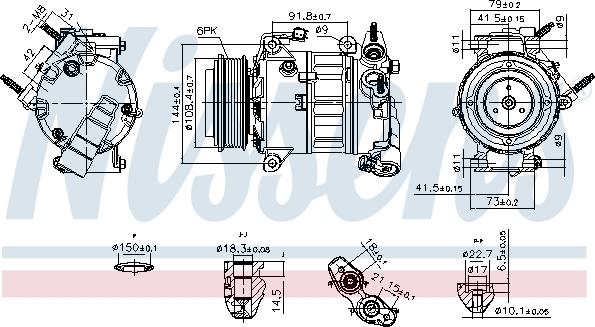 Nissens 890589 - Компрессор кондиционера autosila-amz.com