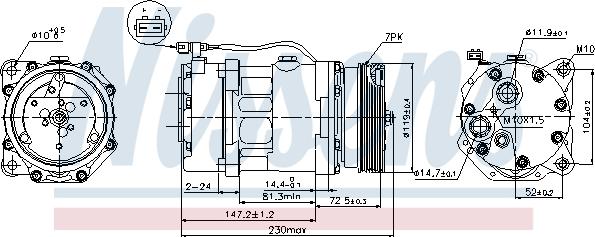 Nissens 89118 - Compressors autosila-amz.com