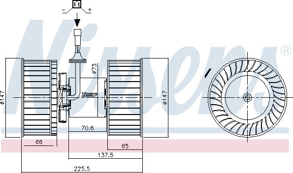 Nissens 87640 - Вентилятор салона autosila-amz.com