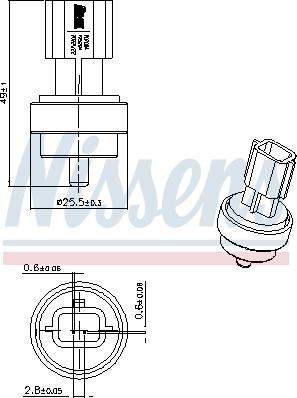 Nissens 207006 - Автодеталь autosila-amz.com