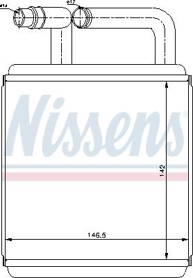 Nissens 77618 - Теплообменник, отопление салона autosila-amz.com