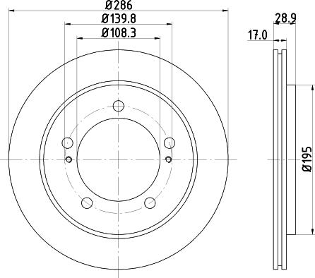 Nisshinbo ND9015 - Тормозной диск autosila-amz.com