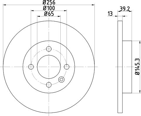 Nisshinbo ND5042 - Тормозной диск autosila-amz.com