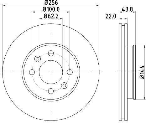 Nisshinbo ND6031K - Тормозной диск autosila-amz.com