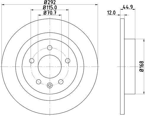 Nisshinbo ND6078K - Тормозной диск autosila-amz.com